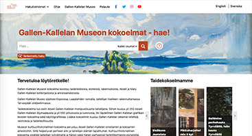 gallenkallelanmuseo.finna.fi kuvakaappaus